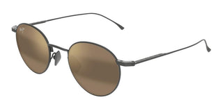 Maui Jim Ka'apeha Mj0691s Unisex Ruthenium Round Sunglasses