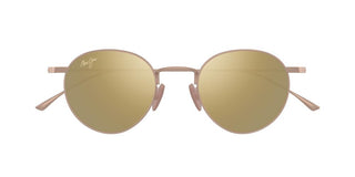 Maui Jim Ka'apeha Mj0691s Unisex Rose Gold Round Sunglasses