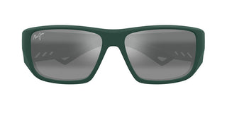 Maui Jim Keha Af Mj0664sa Men Green Squared Sunglasses