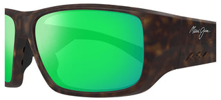 Maui Jim Keha Af Mj0664sa Men Havana Squared Sunglasses