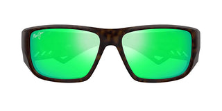 Maui Jim Keha Af Mj0664sa Men Havana Squared Sunglasses