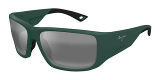 Maui Jim Keha Mj0663s Men Green Squared Sunglasses