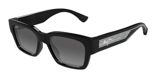 Maui Jim Kenui Mj0642s Men Black Geometric Sunglasses
