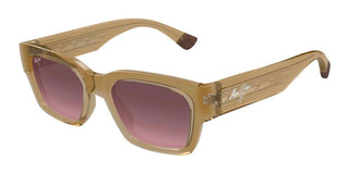 Maui Jim Kenui Mj0642s Men Pink Geometric Sunglasses
