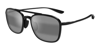 Maui Jim Keokea Mj0447s Unisex Black Squared Sunglasses