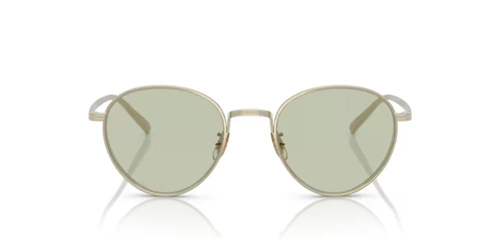 OLIVER PEOPLES OV 1350T ゴールドメガネ Eyeglasses OV1350T - Soft Gold - Demo Lens - チタニウム