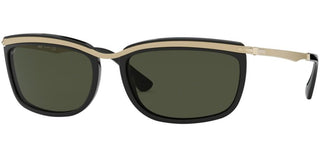 Persol KEY WEST II PO 3229S men Black Geometric Sunglasses