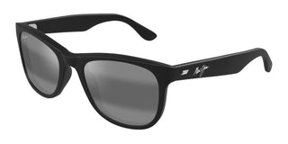 Maui Jim Kikonia Xl Mj0693s Unisex Black Squared Sunglasses