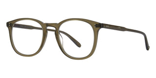 Garrett Leight Kinney Unisex Green Pantos Eyeglasses
