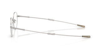 Oliver Peoples Kinston Ov 1368t Unisex Silver Round Eyeglasses