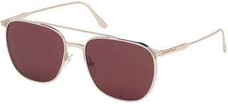 Tom Ford KIP FT 0692 men Rose gold Pilot Sunglasses