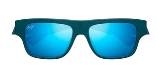 Maui Jim Kokua Mj0638s Unisex Blue Squared Sunglasses