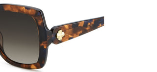 Kate Spade Ks Amaya 2/g/s Women Havana Squared Sunglasses