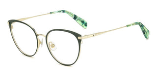 Kate Spade Ks Asia 2/g/t Women Green Round Eyeglasses