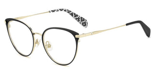 Kate Spade Ks Asia 2/g/t Women Black Round Eyeglasses