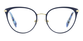 Kate Spade Ks Asia 2/g/t Women Blue Round Eyeglasses
