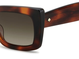 Kate Spade Ks Cailin 2/s Women Havana Rectangle Sunglasses