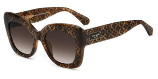 Kate Spade Ks Kalie 2/g/s Women Havana Squared Sunglasses