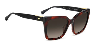 Kate Spade Ks Lilah 2/g/s Women Havana Squared Sunglasses