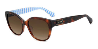 Kate Spade Ks Ninna 2/s Women Havana Geometric Sunglasses