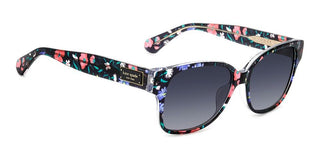 Kate Spade Ks Trulee 2/g/s Women Black Squared Sunglasses
