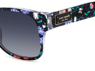 Kate Spade Ks Trulee 2/g/s Women Black Squared Sunglasses