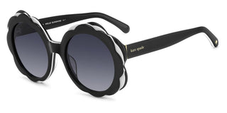 Kate Spade Ks Vivi 2/g/s Women Black Round Sunglasses