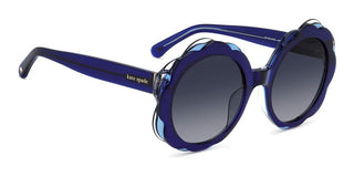 Kate Spade Ks Vivi 2/g/s Women Blue Round Sunglasses