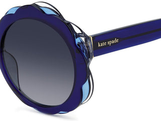 Kate Spade Ks Vivi 2/g/s Women Blue Round Sunglasses