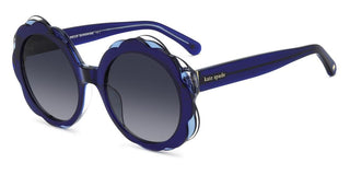 Kate Spade Ks Vivi 2/g/s Women Blue Round Sunglasses