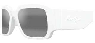 Maui Jim Kupale Mj0639s Unisex White Rectangle Sunglasses