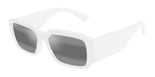 Maui Jim Kupale Mj0639s Unisex White Rectangle Sunglasses