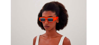 Maui Jim Kupale Mj0639s Unisex Orange Rectangle Sunglasses