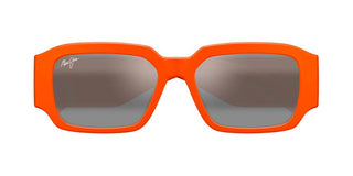 Maui Jim Kupale Mj0639s Unisex Orange Rectangle Sunglasses