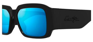 Maui Jim Kupale Mj0639s Unisex Black Rectangle Sunglasses