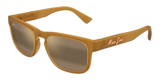 Maui Jim KUPULAU MJ0593S men Brown Squared Sunglasses