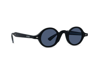 Kenzo Weave Kz40207i Men Black Round Sunglasses