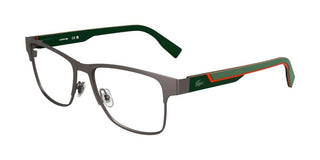 Lacoste L2307mag-set Men Ruthenium Squared Eyeglasses