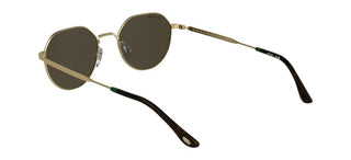 Lacoste L268s Unisex Gold Geometric Sunglasses