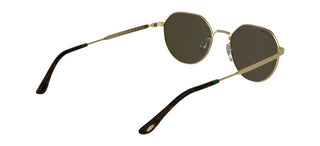 Lacoste L268s Unisex Gold Geometric Sunglasses