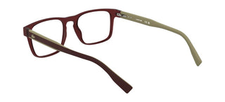 Lacoste L2972 Men Red Rectangle Eyeglasses