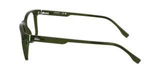 Lacoste L2974 Men Green Rectangle Eyeglasses