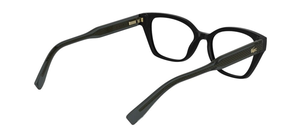 Lacoste キャットアイフレムメカネ L2983 001 Lacoste L2983 Women Black Cat Eye Eyeglasses – Otticanet USA