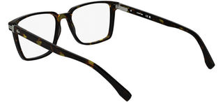 Lacoste L2986 N men Havana Squared Eyeglasses