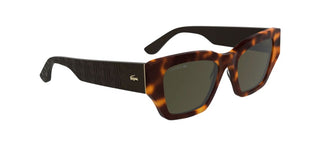 Lacoste L6053s Women Havana Squared Sunglasses