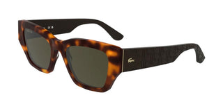 Lacoste L6053s Women Havana Squared Sunglasses