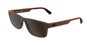 Lacoste L6076S men Grey Squared Sunglasses