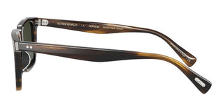 Oliver Peoples LACHMAN SUN OV 5419SU men Brown Geometric Sunglasses