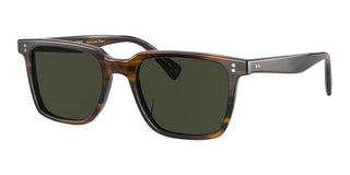 Oliver Peoples LACHMAN SUN OV 5419SU men Brown Geometric Sunglasses