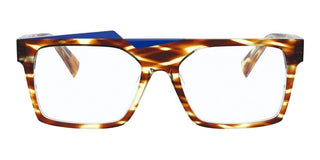 Alain Mikli LAC 0A03123 men Havana Geometric Eyeglasses